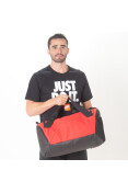 BOLSA NIKE DUFFEL BRASILIA PEQUENA 40 LITROS - Vermelho/branco BOLSA NIKE DUFFEL BRASILIA PEQUENA 40 LITROS - Vermelho/branco