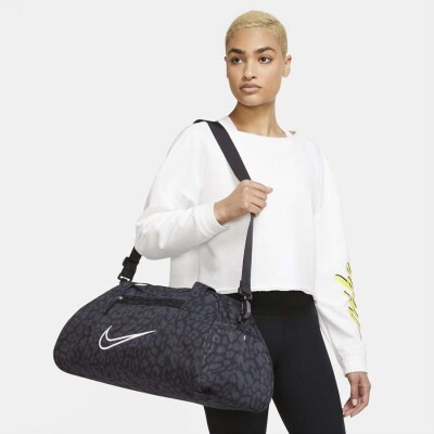 BOLSA NIKE GYM CLUB BAG 2.0 AOP NP - Preto/grafite