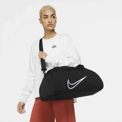 BOLSA NIKE GYM CLUB FEMININA - Preto/branco