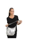 BOLSA NIKE METALLIC LUNA - Prata