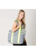 BOLSA NIKE NSW WOMENS BLUE LABEL TOTE - Grafite/verde