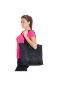 BOLSA NIKE NSW WOMENS BLUE LABEL TOTE - Preto/branco