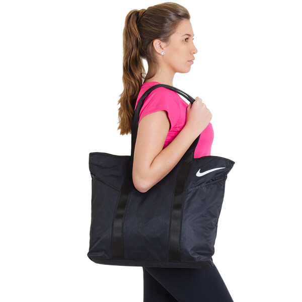 BOLSA NIKE NSW WOMENS BLUE LABEL TOTE - Preto/branco