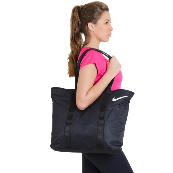 BOLSA NIKE NSW WOMENS BLUE LABEL TOTE - Preto/branco