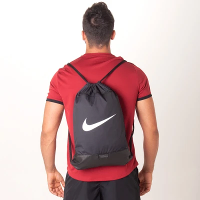 BOLSA NIKE SAQUINHO BRASILIA 9.0 - Preto/branco