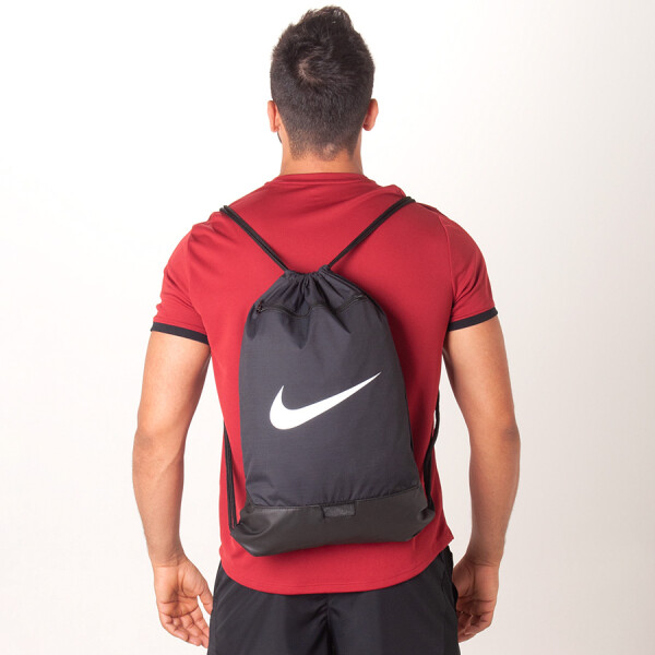 BOLSA NIKE SAQUINHO BRASILIA 9.0 - Preto/branco