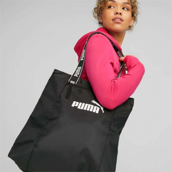 BOLSA PUMA CORE BASE SHOPPER FEMININA - Preto