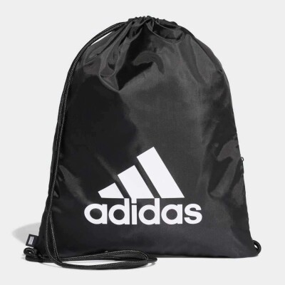 BOLSA SAQUINHO ADIDAS GYM BAG TIRO UNISSEX - Preto/branco