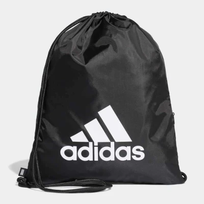 BOLSA SAQUINHO ADIDAS GYM BAG TIRO UNISSEX - Preto/branco