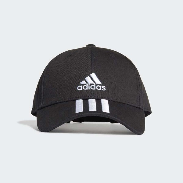 BONÉ ADIDAS 3 LISTRAS PROTECAO UV - Preto/branco