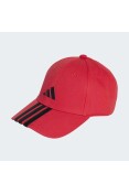BONE ADIDAS BASEBALL TRES LISTRAS NEW LOGO - Vermelho/preto BONE ADIDAS BASEBALL TRES LISTRAS NEW LOGO - Vermelho/preto