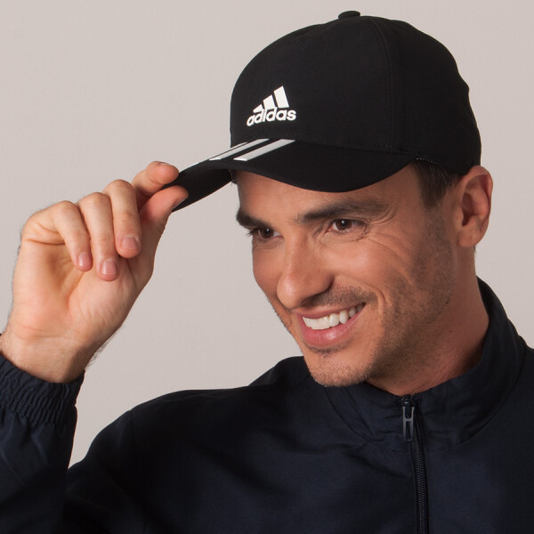 BONÉ ADIDAS C40 3S CLIMALITE - Preto/branco