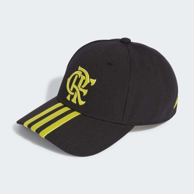 BONÉ ADIDAS FLAMENGO 2024 UNISSEX - Preto/amarelo