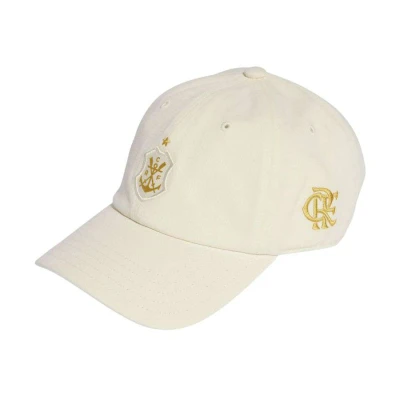 BONE ADIDAS FLAMENGO III - Bege/dourado