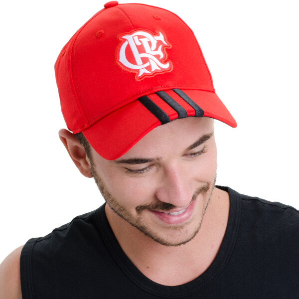 BONÉ ADIDAS FLAMENGO - Vermelho/preto