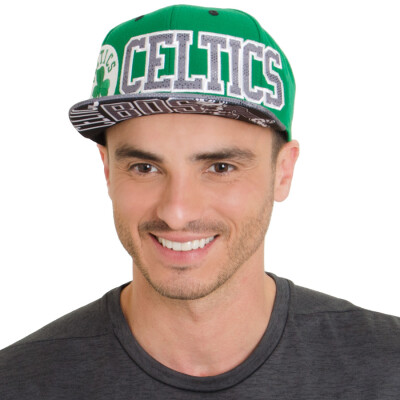 BONÉ ADIDAS FLAT CELTICS - Verde/grafite