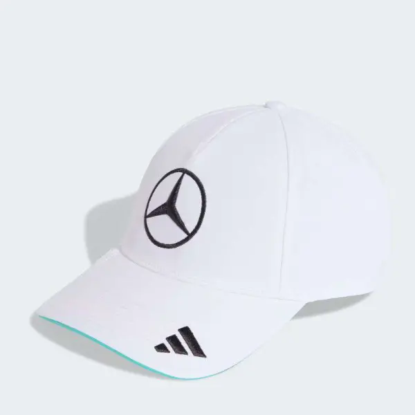 BONÉ ADIDAS MERCEDES - AMG PETRONAS F1 TEAM PILOT - Branco/preto