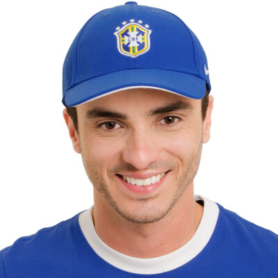 BONÉ NIKE LEG 91 BRASIL CREST - Azul