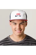 BONÉ NIKE SB TRUCKER - Branco/marinho