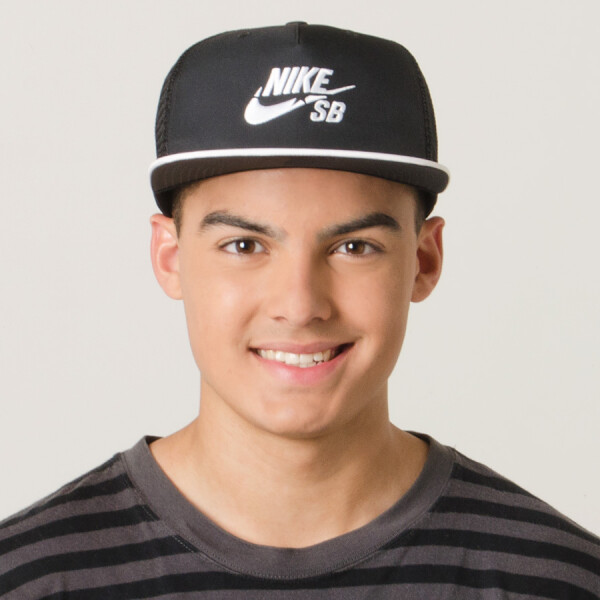 BONÉ NIKE SB TRUCKER - Branco/preto