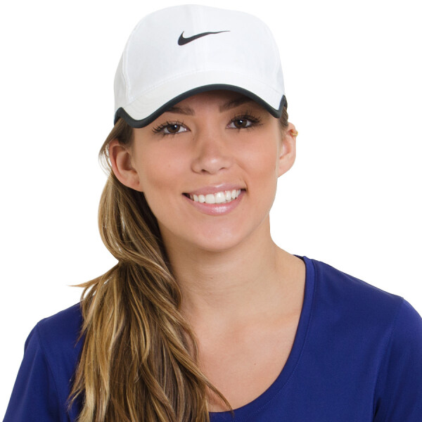 BONÉ NIKE WS FEATHER LIGHT - Branco/preto