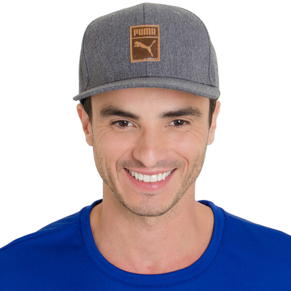 BONÉ PUMA ARCHIVE HERITAGE STRAPBACK - Grafite/marrom