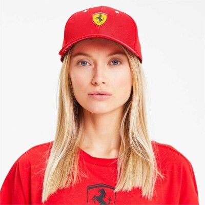 BONE PUMA FERRARI FANWEAR BB UNISSEX - Vermelho