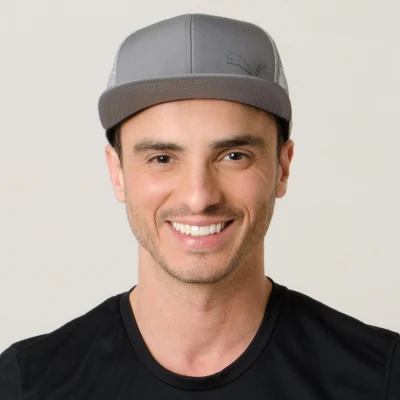 BONÉ PUMA STYFR EVOLUTION FLATBRIM - Grafite