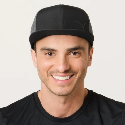 BONÉ PUMA STYFR EVOLUTION FLATBRIM - Preto/grafite BONÉ PUMA STYFR EVOLUTION FLATBRIM - Preto/grafite