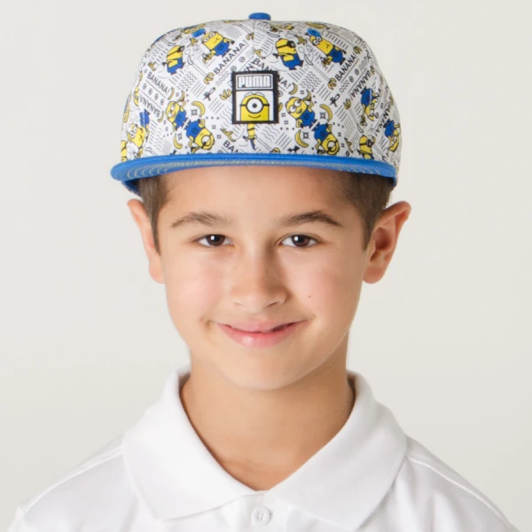 BONÉ PUMA STYFR MINIONS INFANTIL - Branco/azul BONÉ PUMA STYFR MINIONS INFANTIL - Branco/azul