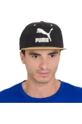 BONÉ PUMA SUEDE CAP - Preto/marrom