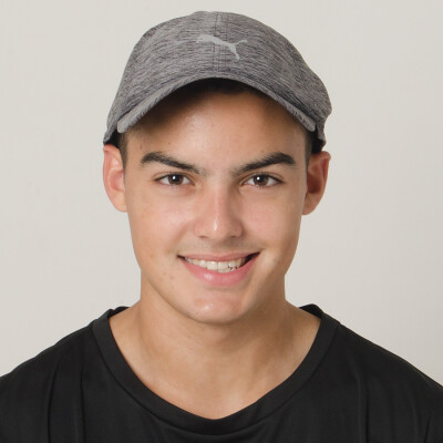 BONÉ PUMA TRAINING STRETCHFIT - Grafite