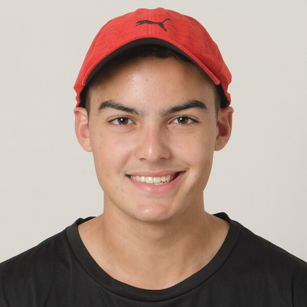 BONÉ PUMA TRAINING STRETCHFIT - Vermelho