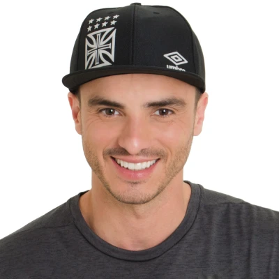 BONÉ UMBRO VASCO VIAGEM 2016 - Preto/cinza BONÉ UMBRO VASCO VIAGEM 2016 - Preto/cinza