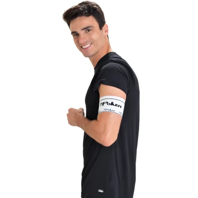 BRAÇADEIRA DE CAPITÃO POKER - Branco