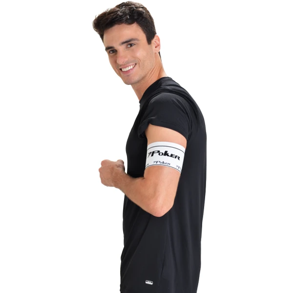 BRAÇADEIRA DE CAPITÃO POKER - Branco