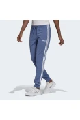 CALÇA ADIDAS 3 LISTRAS FEMININA - Azul/branco