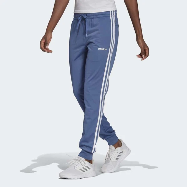 CALÇA ADIDAS 3 LISTRAS FEMININA - Azul/branco