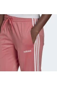 CALÇA ADIDAS 3 LISTRAS FEMININA - Rosa/branco