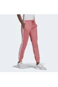 CALÇA ADIDAS 3 LISTRAS FEMININA - Rosa/branco