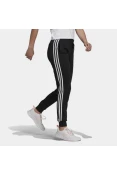 CALÇA ADIDAS 3 STRIPES COM PUNHO FEMININO - Preto/branco