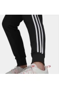 CALÇA ADIDAS 3 STRIPES COM PUNHO FEMININO - Preto/branco