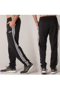 CALÇA ADIDAS AFUNILADA ESSENTIALS 3S MASCULINA - Preto/branco CALÇA ADIDAS AFUNILADA ESSENTIALS 3S MASCULINA - Preto/branco