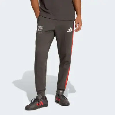 CALÇA ADIDAS AUDI REVOLUT F1 TEAM DNA MASCULINA - Chumbo/vermelho