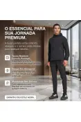 CALÇA ADIDAS DE MALHA TIRO TRAVEL - Preto