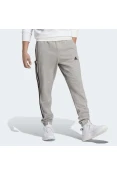 CALÇA ADIDAS ESSENTIALS 3 LISTRAS MASCULINA - Cinza/preto