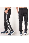 CALÇA ADIDAS ESSENTIALS 3S TAPERED PANT TRIC MASCULINA - Preto/branco CALÇA ADIDAS ESSENTIALS 3S TAPERED PANT TRIC MASCULINA - Preto/branco