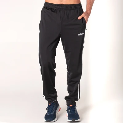 CALÇA ADIDAS ESSENTIALS 3S TAPERED PANT TRIC MASCULINA - Preto/branco CALÇA ADIDAS ESSENTIALS 3S TAPERED PANT TRIC MASCULINA - Preto/branco