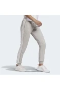 CALÇA ADIDAS ESSENTIALS FRENCH TERRY 3-STRIPES FEMININA - Cinza/branco