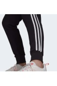 CALÇA ADIDAS ESSENTIALS FRENCH TERRY 3-STRIPES FEMININA - Preto/branco